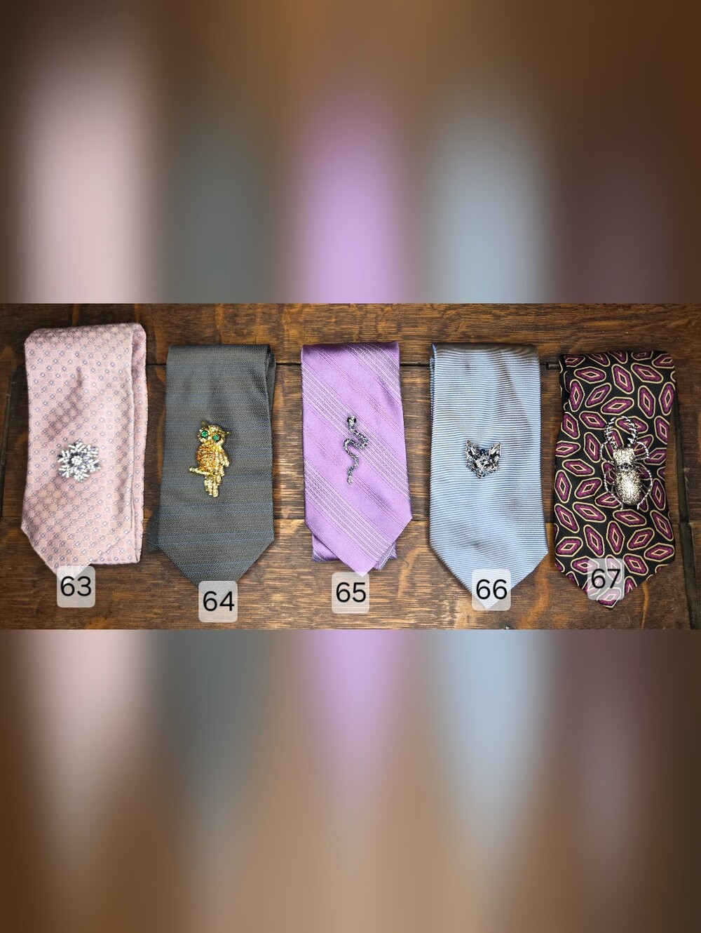 MADE TO ORDER Ladies Custom Ties Upcycled From Mens Ties - Picture 15 of 16